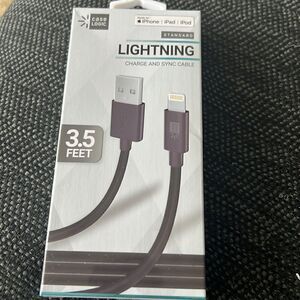3.5 lightning charger for Apple products black